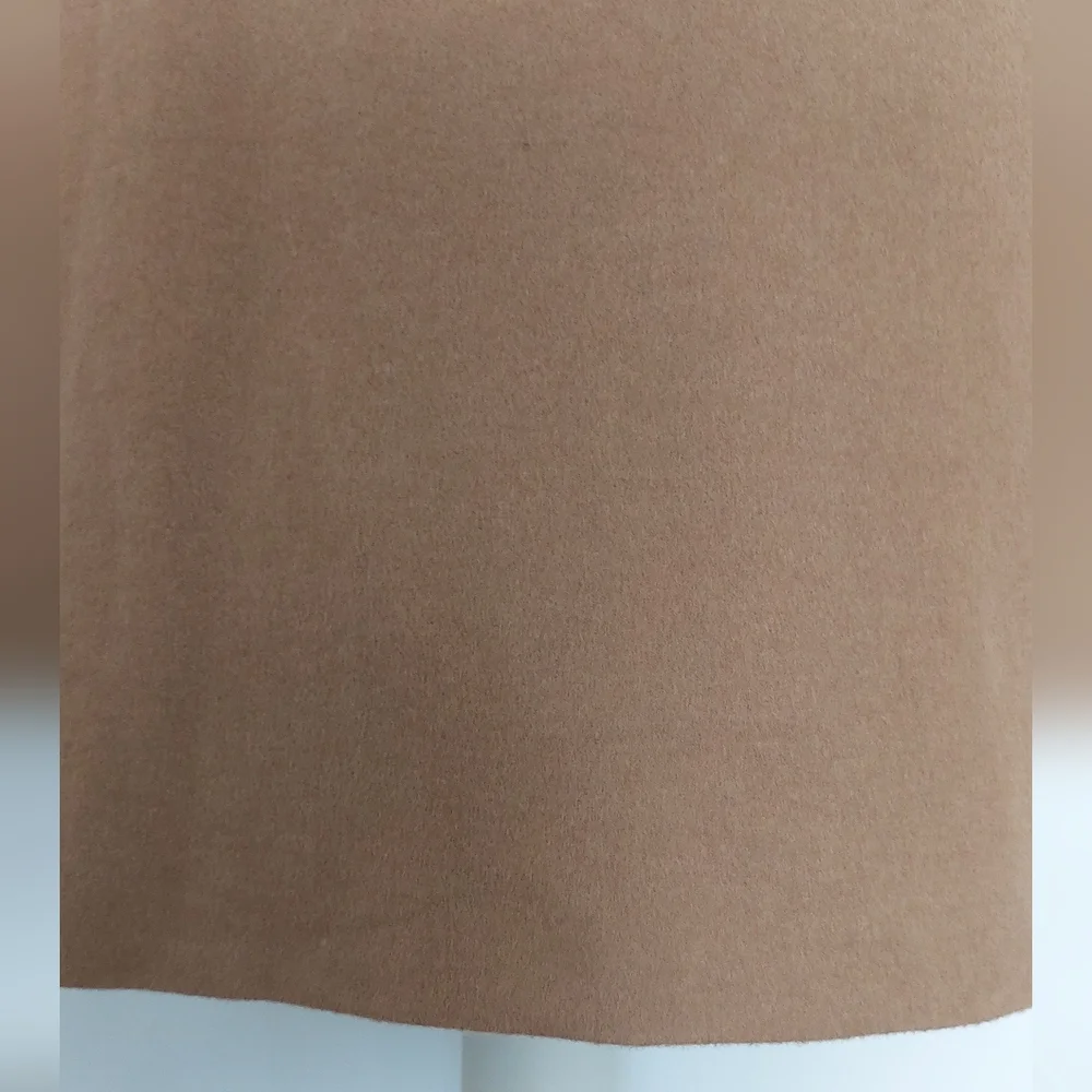 Jigsaw Pencil Skirt Wool Angora Cashmere Blend Beige Size 14 Fuzzy Midi 34"W - Picture 6 of 11